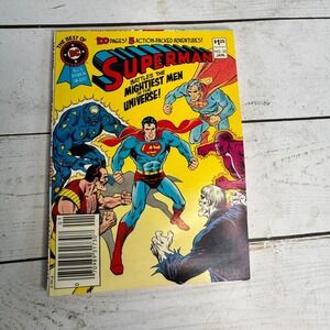 Superman Blue Ribbon Digest #32 Jan 1983 DC 100 Pages Battles Mighty Men